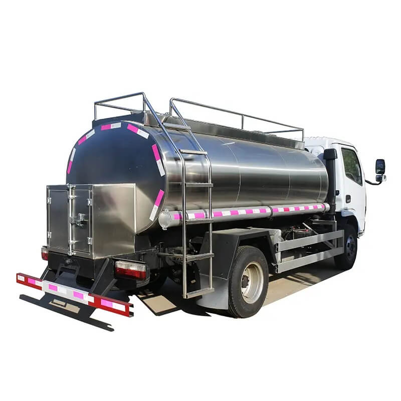 dongfeng duolika stainless steel tank milk delivery truck
