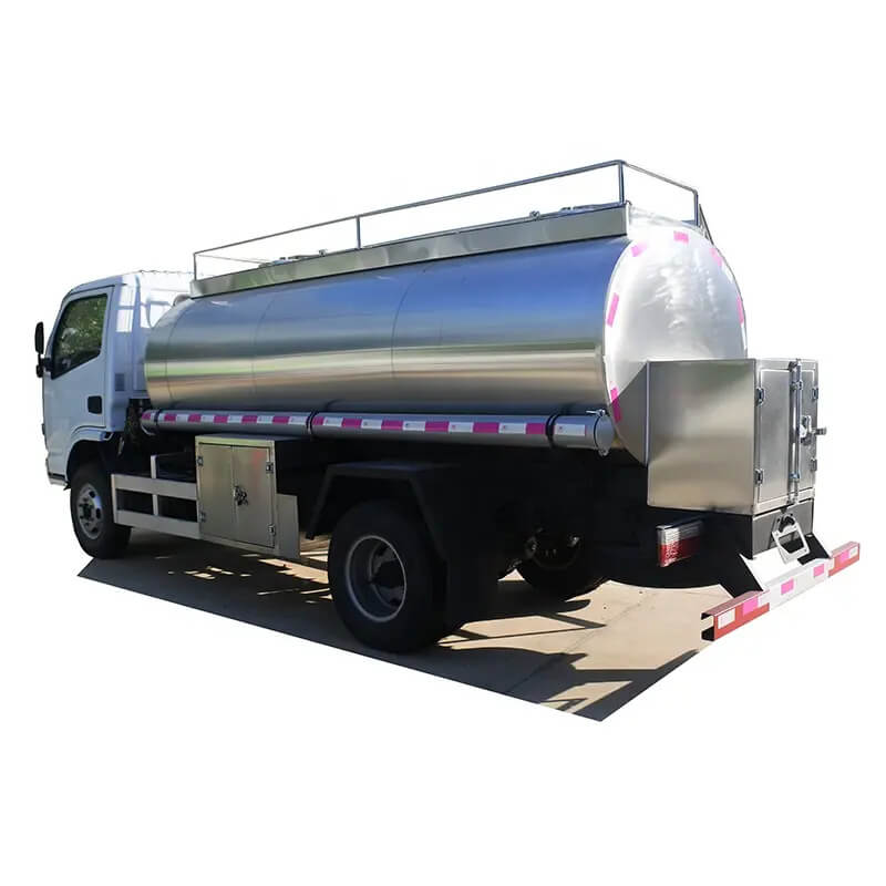 dongfeng duolika stainless steel tank milk delivery truck
