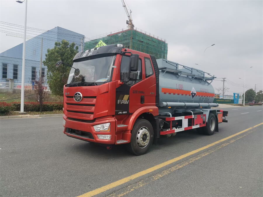 FAW 10 CBM Liquid Chemical Tank Truck