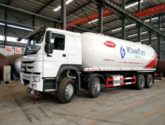 35000 Litres LPG Tank Truck LPG Bobtail Truck