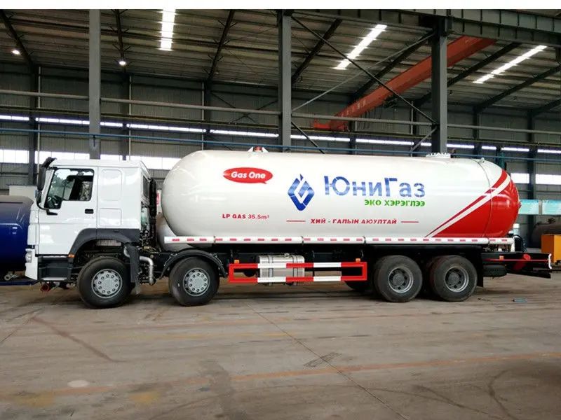 35000 Litres LPG Tank Truck LPG Bobtail Truck