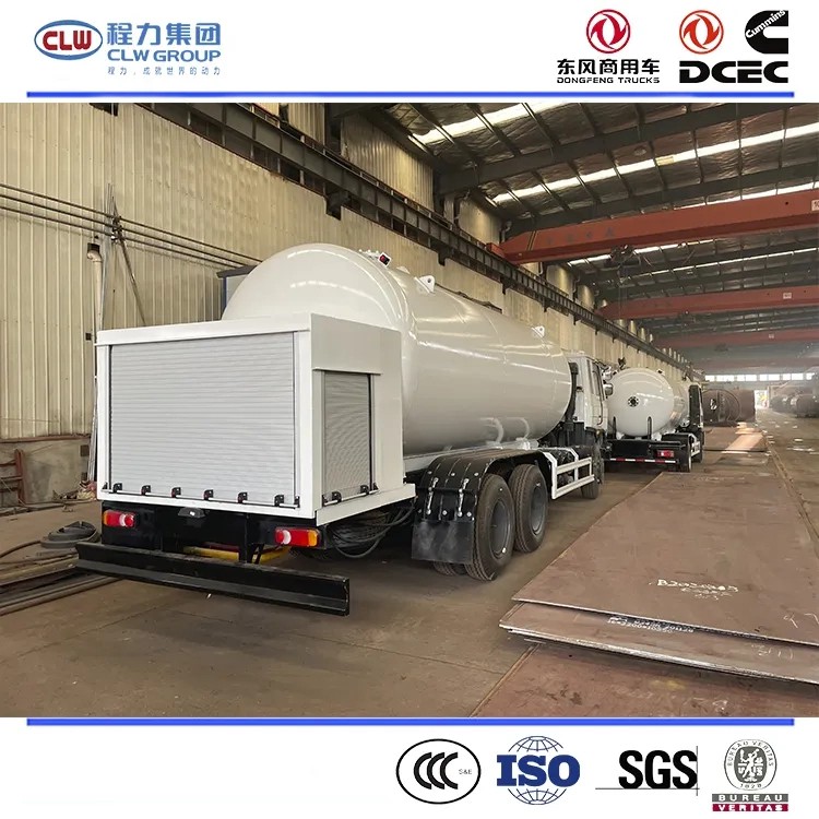 Dongfeng 6x4 10 Tons LPG Bobtail Truck