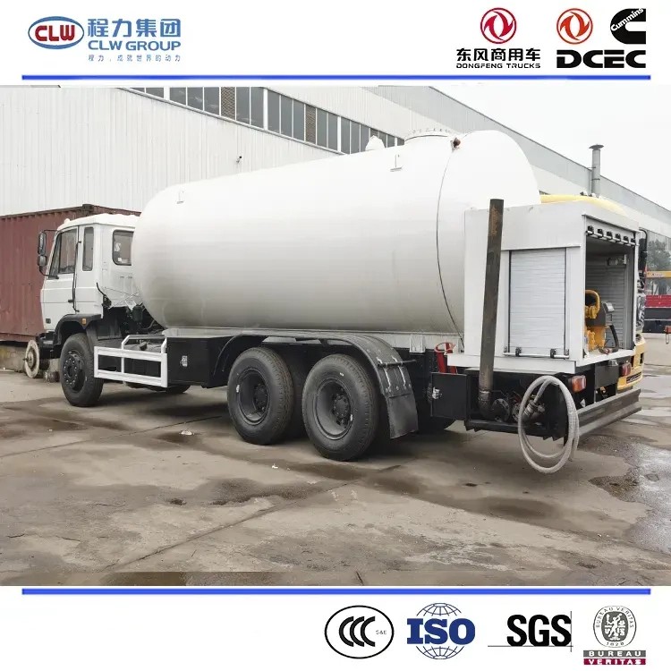 Dongfeng 6x4 10 Tons LPG Bobtail Truck