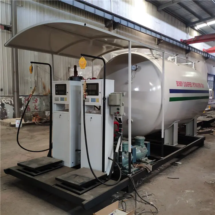 5CBM 2tons 3tons LPG Skid Station