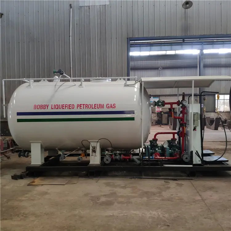5CBM 2tons 3tons LPG Skid Station