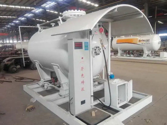 6Ton 8CBM Cylinder Filling LPG Gas Skid Station