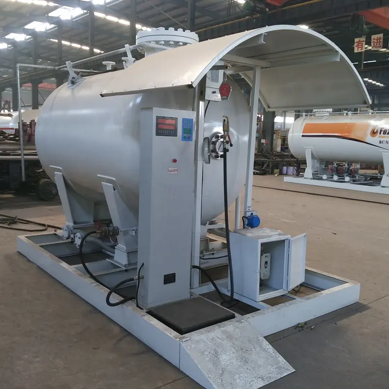 6Ton 8CBM Cylinder Filling LPG Gas Skid Station