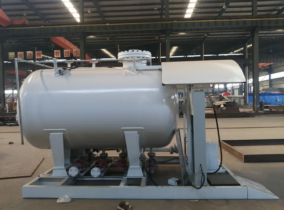 6Ton 8CBM Cylinder Filling LPG Gas Skid Station