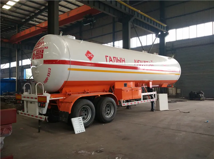 2 Axles 40 m3 LPG Tank Tanker Truck Trailer