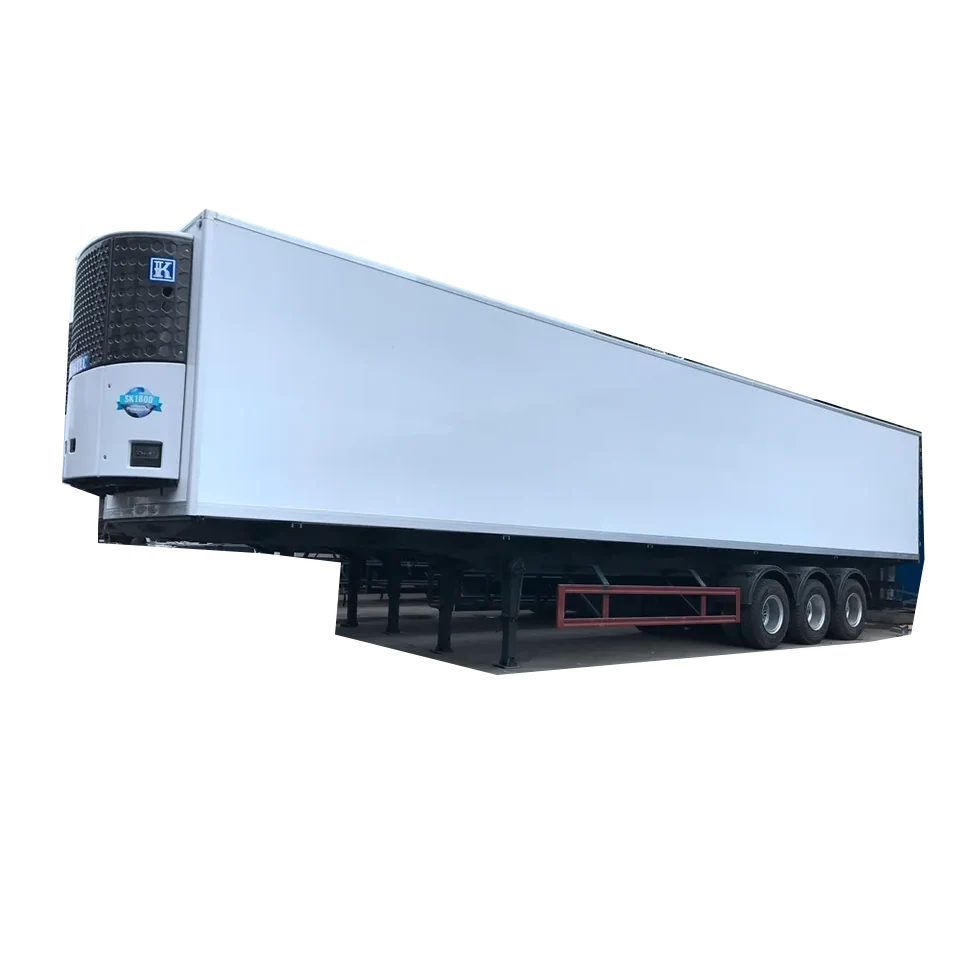 3 Axle Van Refrigerator Semi Trailer for Food Fruit Beef Cold-Chain Transport Truck Trailer