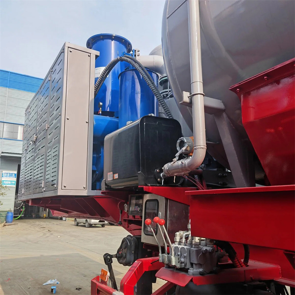 2Axle 26cbm 26000 Liters Vacuum Sewage Suction Tank Truck Trailer with Diesel Generator