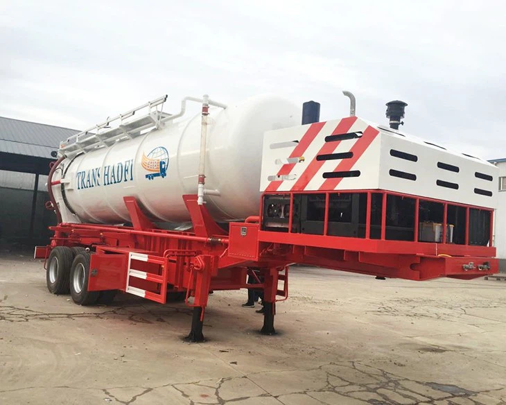 2Axle 25cbm 25000 Liters Vacuum Sewage Suction Tank Truck Trailer