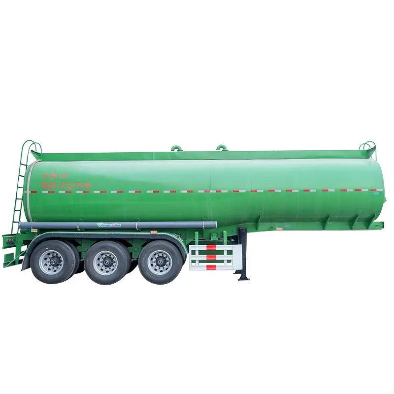 3 Axles 32cbm 32000 Liters 32tons Stainless Steel Water Tank Delivery Tanker Semi Trailer