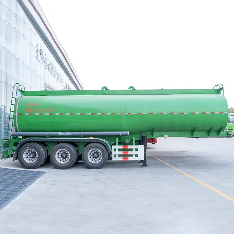 3 Axles 32cbm 32000 Liters 32tons Stainless Steel Water Tank Delivery Tanker Semi Trailer