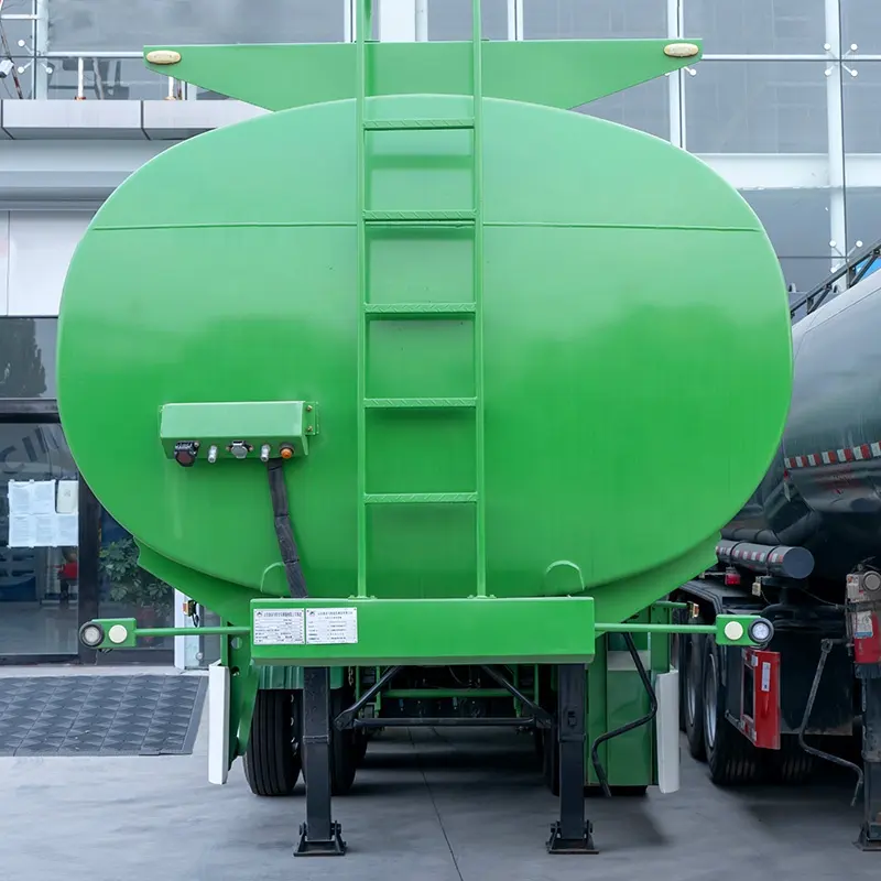 3 Axles 32cbm 32000 Liters 32tons Stainless Steel Water Tank Delivery Tanker Semi Trailer