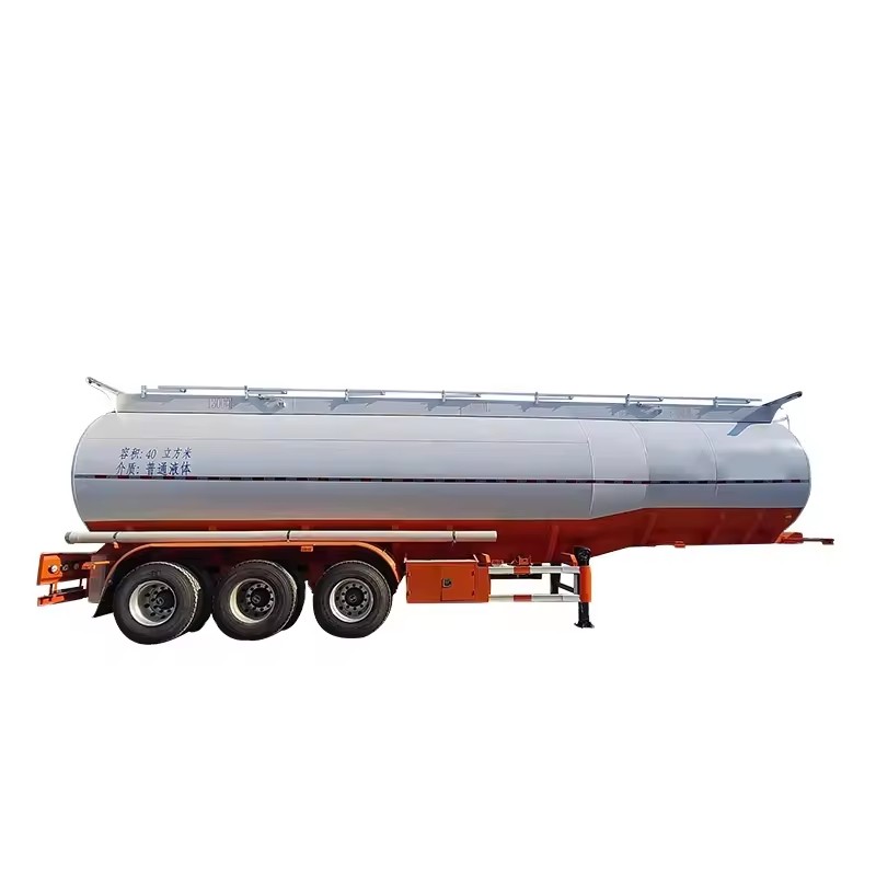 3 Axles 42cbm 42000 Liters Lubricating Oil Transport Tanker Trailer