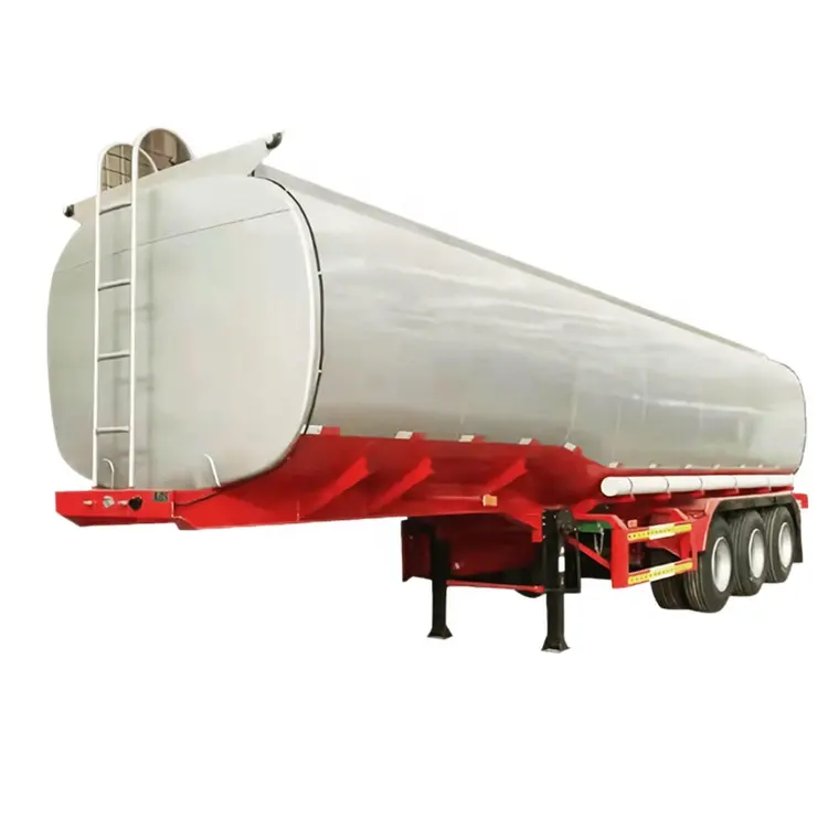 3 Axles 42cbm 42000 Liters Lubricating Oil Transport Tanker Trailer
