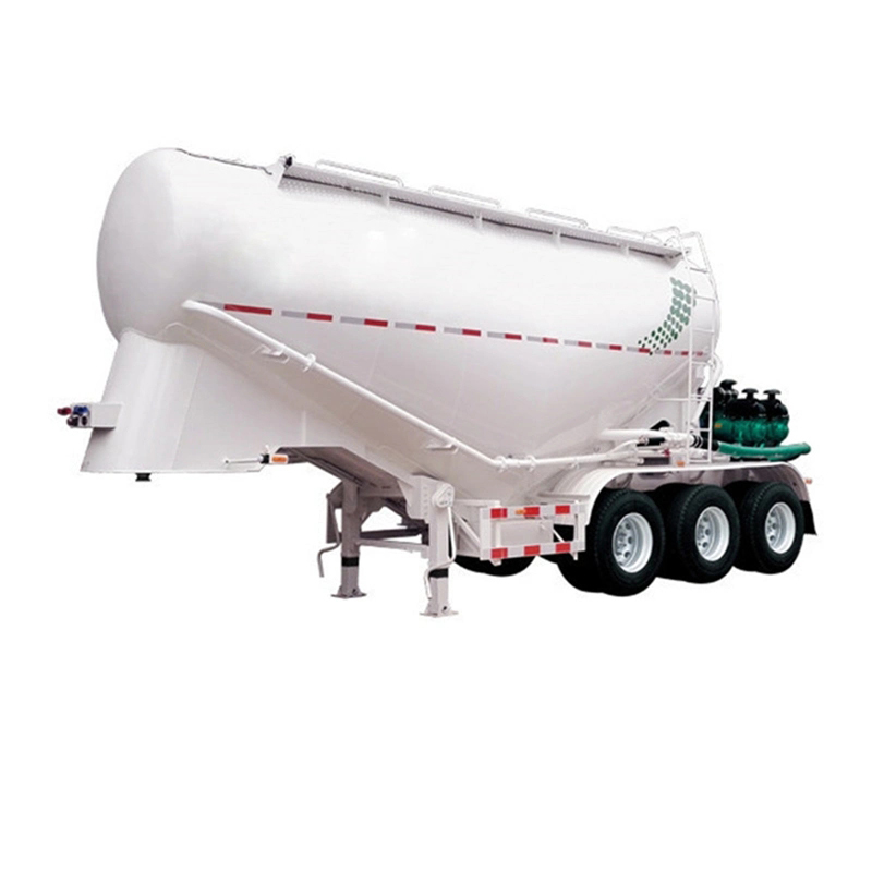 3 Axles Dry Bulk Cement Silo Pneumatic Tank Semi Trailer