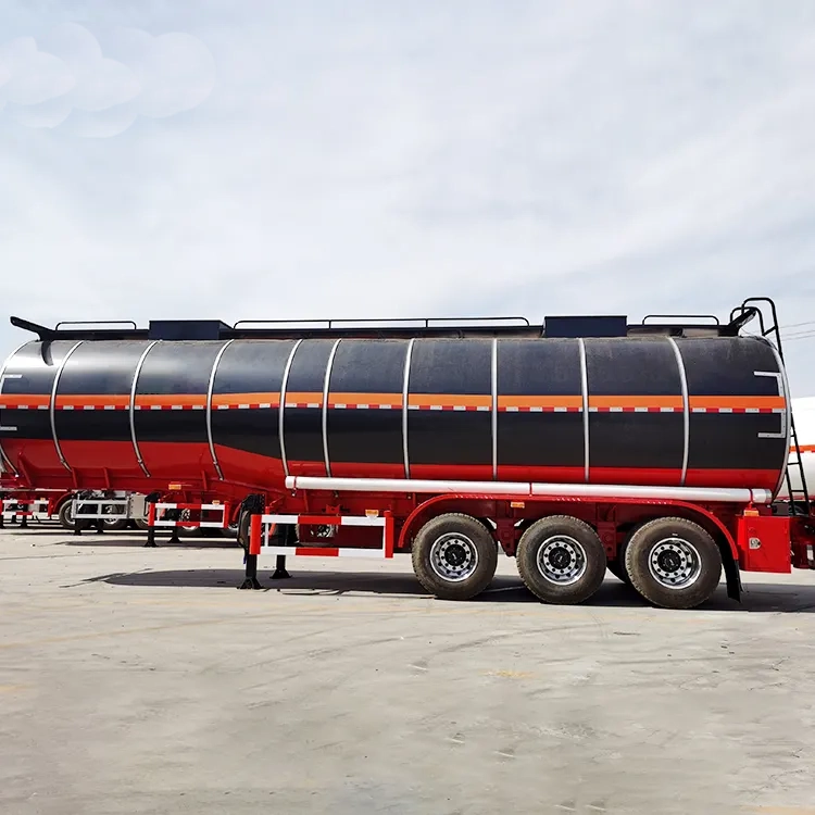 3 Axles 40cbm Insulated Asphalt Transport Tanker Trailer