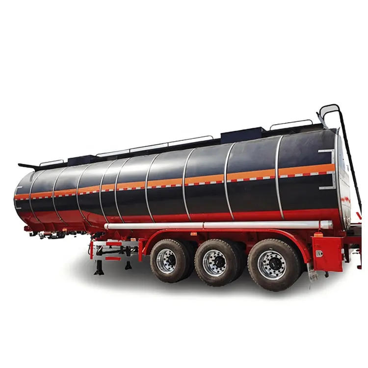 3 Axles 40cbm Insulated Asphalt Transport Tanker Trailer