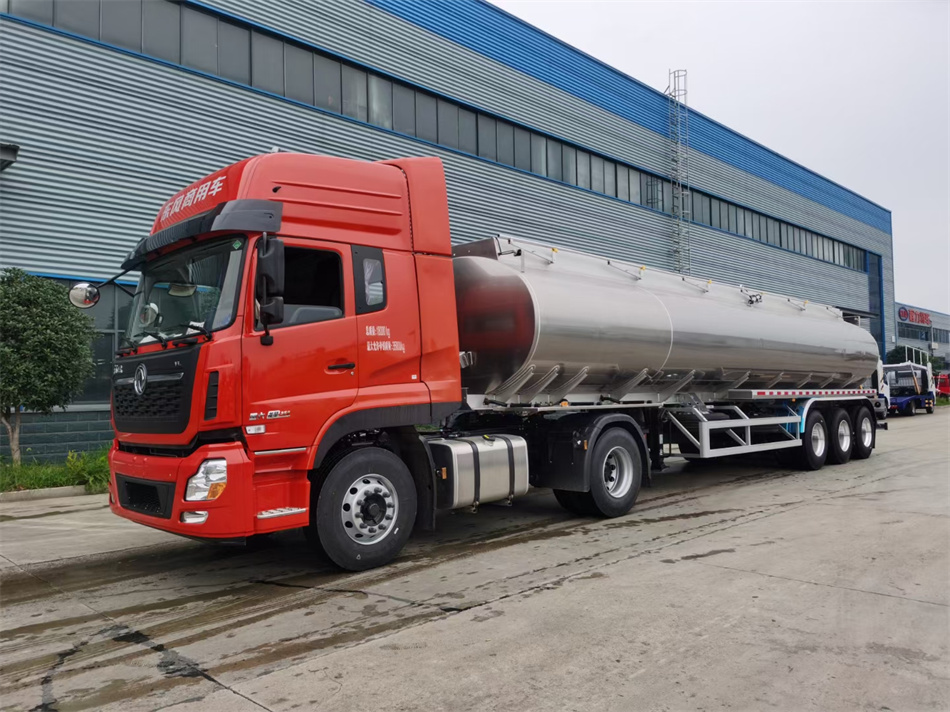 3 Axles 45cbm 45000 Liters Aluminum Alloy Diesel Oil Fuel Tanker Tank Semi Trailer