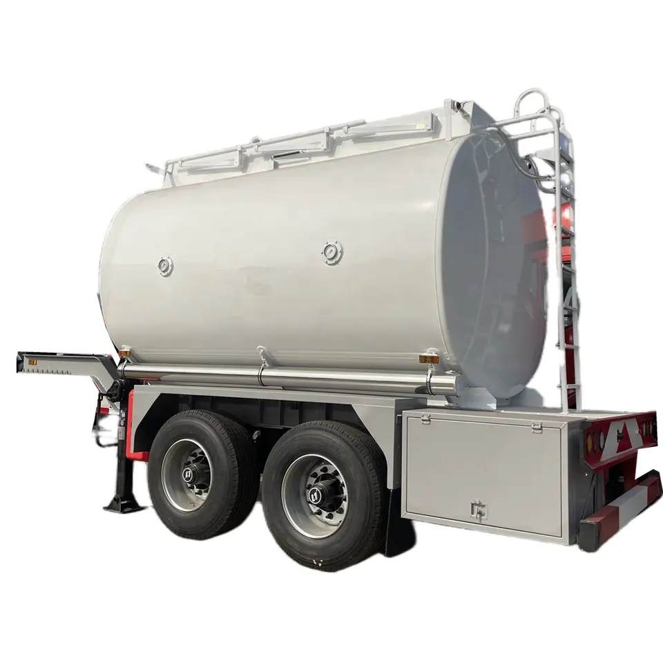 Good Quality Carbon Steel Fuel Tank Trailer with 2 Compartment