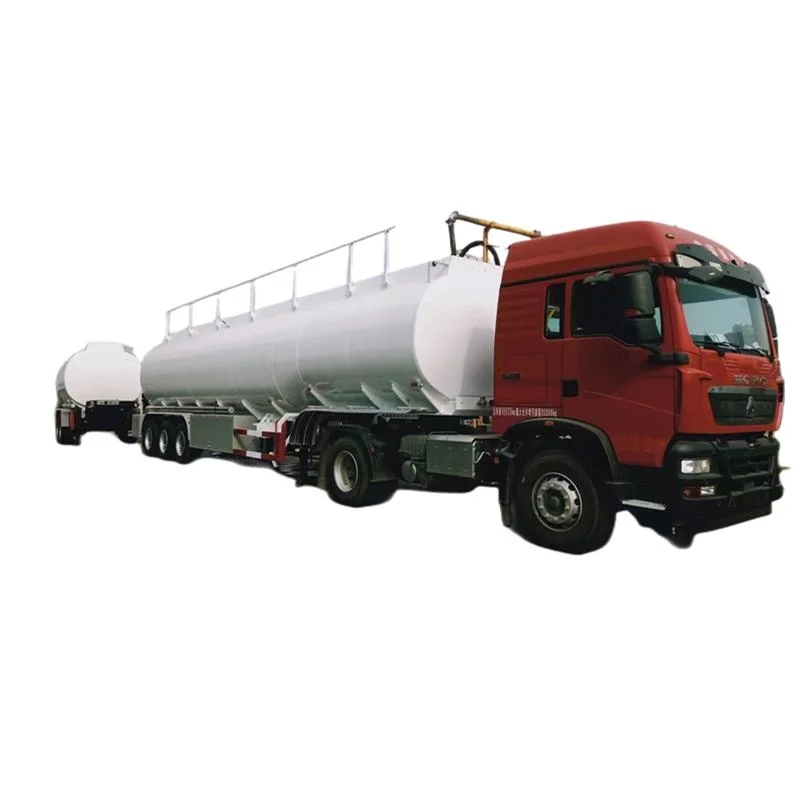 Good Quality Carbon Steel Fuel Tank Trailer with 2 Compartment