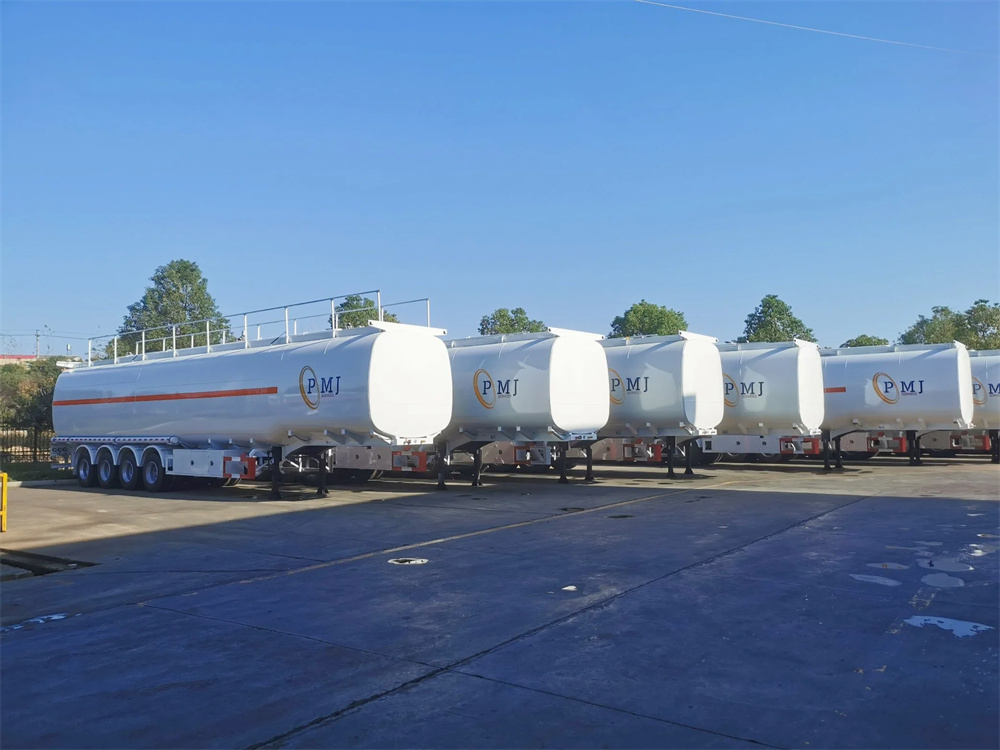 4 Axles 58cbm 58000liter Steel Semi Trailer for Oil Diesel Gasoline Tanker Truck Semi Trailer