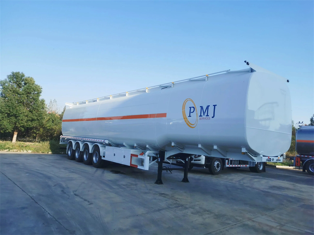 4 Axles 58cbm 58000liter Steel Semi Trailer for Oil Diesel Gasoline Tanker Truck Semi Trailer
