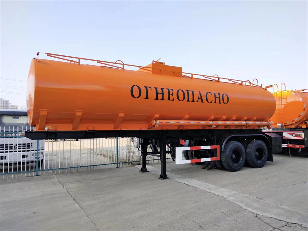 2 Axle 37cbm 37000liter Good Quality Carbon Steel Tank Trailer Diesel Oil Tanker Trailer