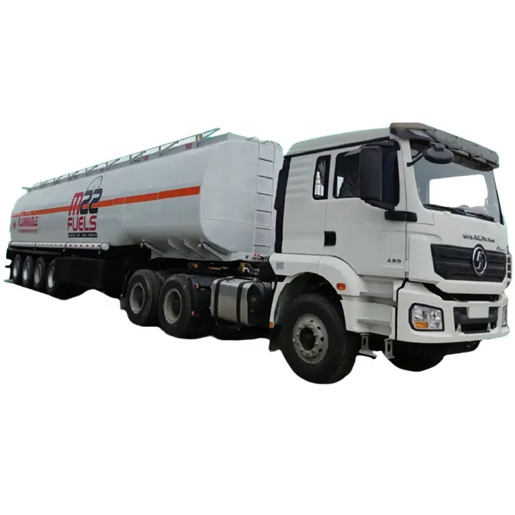 3 Axle 44cbm 44000liter Good Quality Carbon Steel Tank Trailer with 9 Compartment