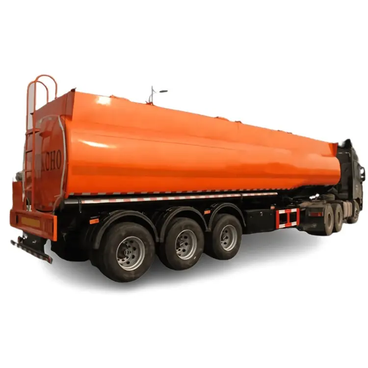 3 Axle 48cbm 48000liter Good Quality Carbon Steel Tank Trailer for Oil Fuel Diesel Gaso line Crude