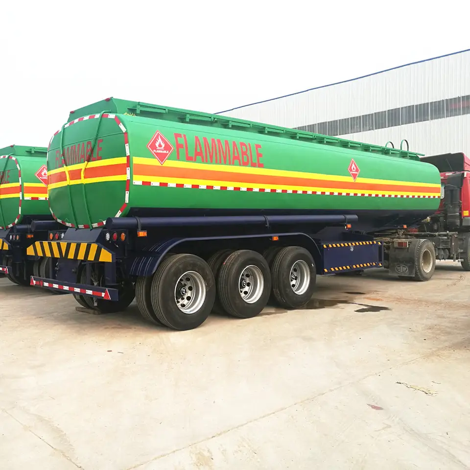 3 Axle 46cbm 46000liter Good Quality Carbon Steel Tank Trailer
