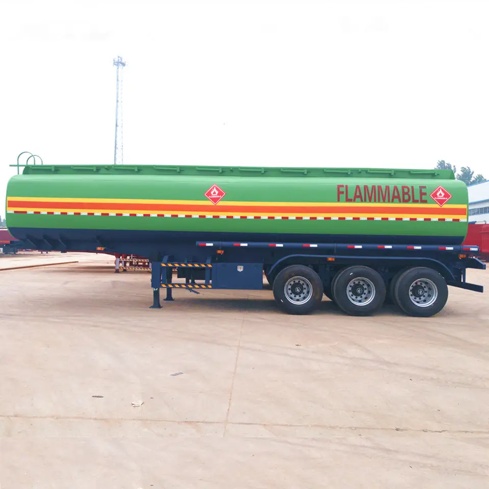 3 Axle 46cbm 46000liter Good Quality Carbon Steel Tank Trailer