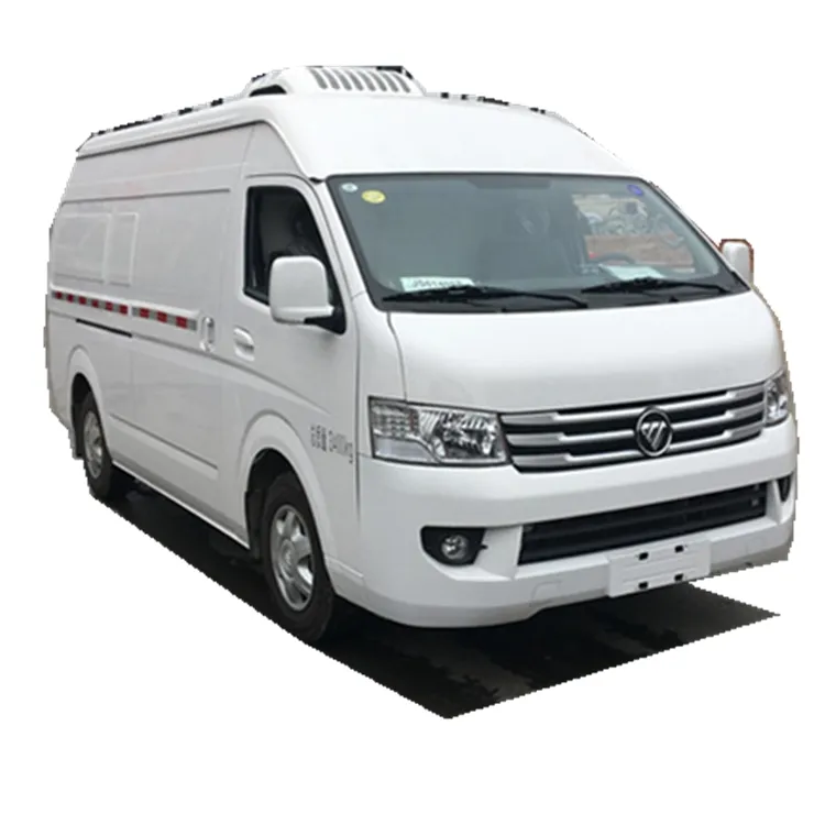 Foton Mini Small Mobile Refrigerator Cooled Food Refrigerated Van Freezer Truck