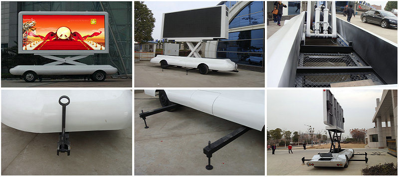 Small LED Truck Practical Commecial Mobile Advertising Trailer