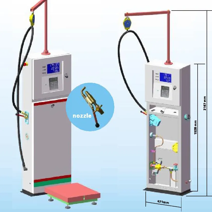 LPG Filling Cylinder Gas Weight Scale for LPG Station