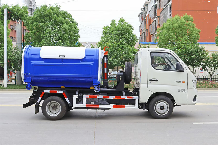 Mini 1 Ton Hooklift Small Mini Garbage Truck