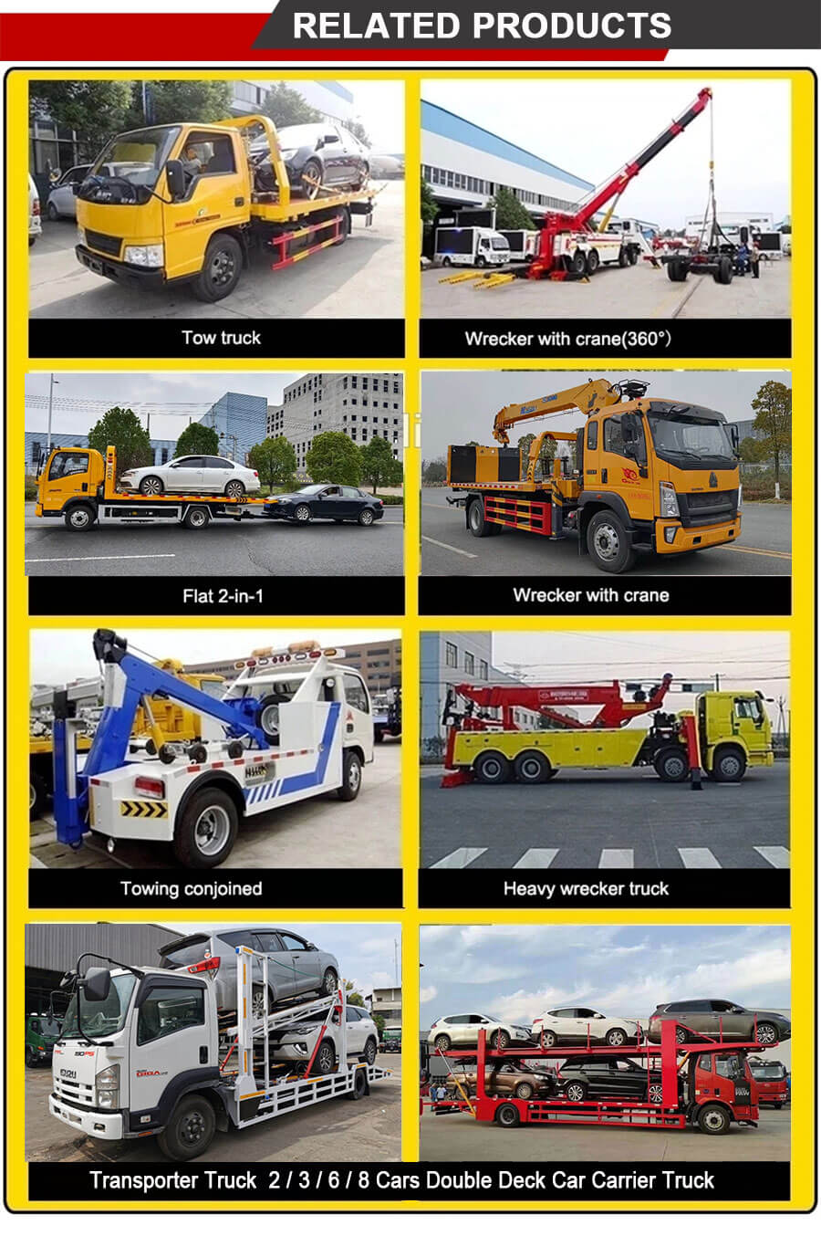Flatbed Towing Wrecker Truck 07