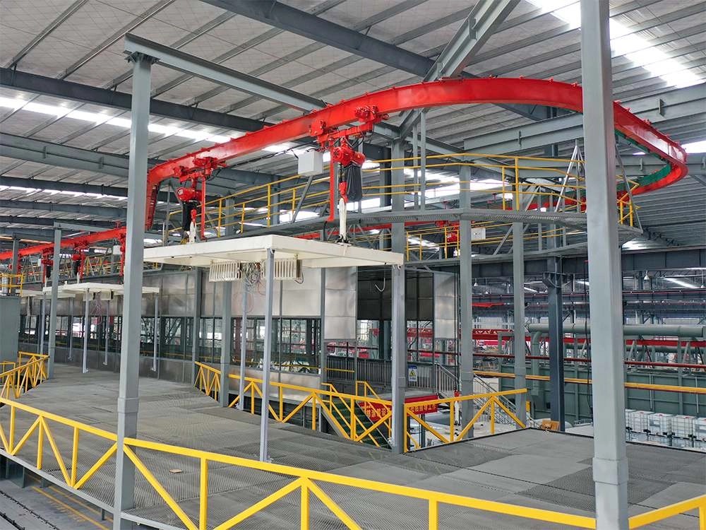 Our electrophoretic paint spraying factory